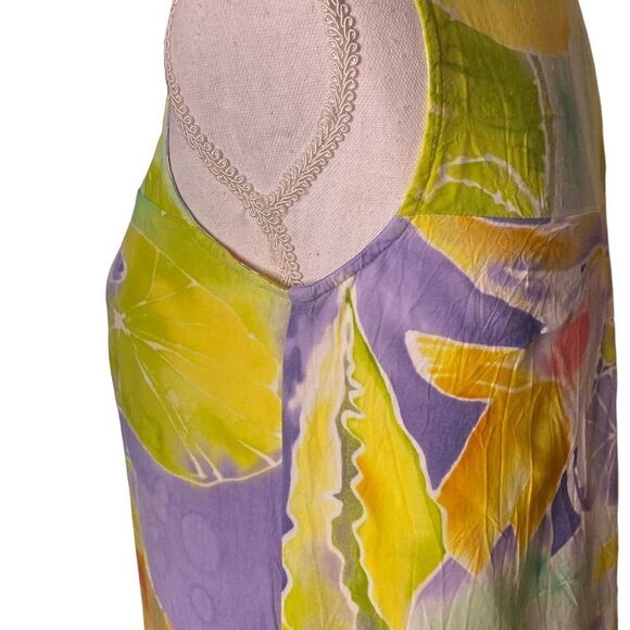 Jams World Wms Sz XS Beight Multi Color Koi Pond Janice Hawaii Dress - Picture 3 of 6